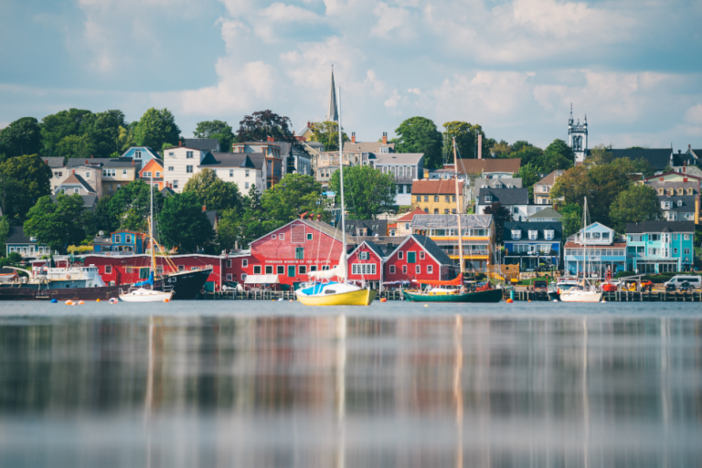 lunenburg water reflection