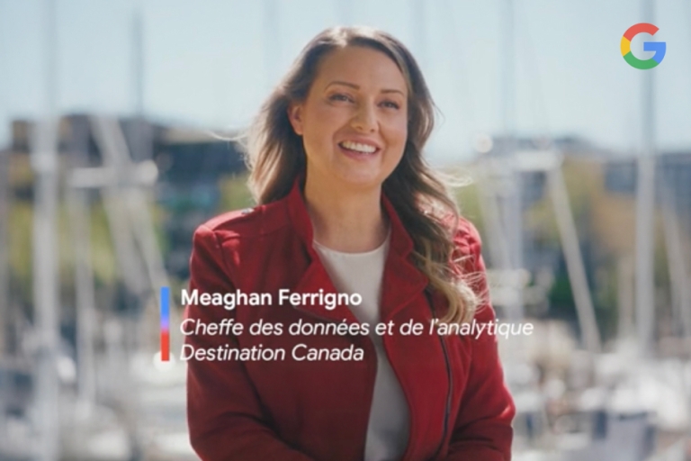 Meaghan video thumbnail with google logo