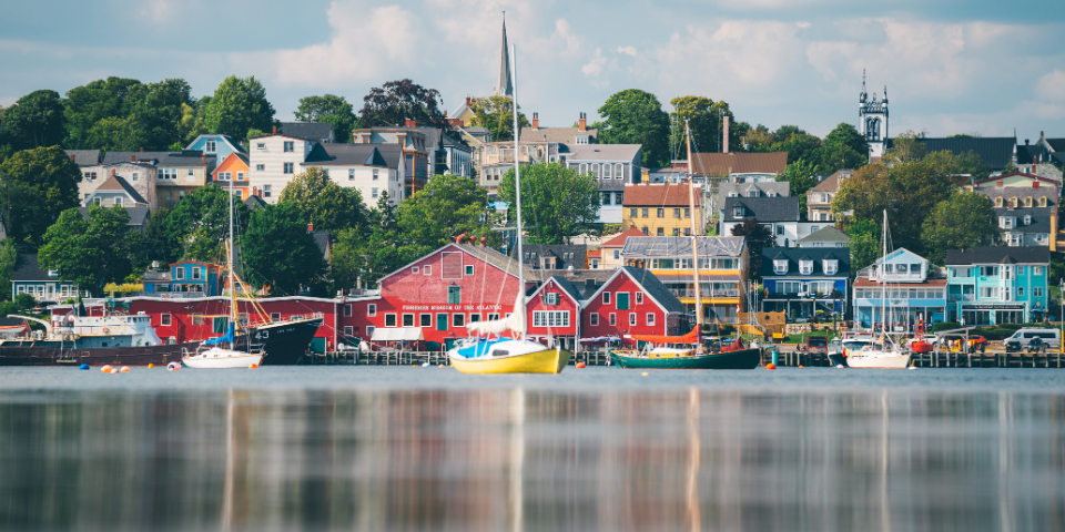 lunenburg water reflection